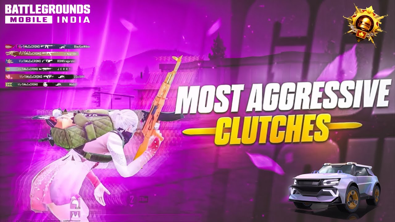 MOST AGGRESSIVE CLUTCHES BGMI GAMEPLAY 🔥 - YouTube