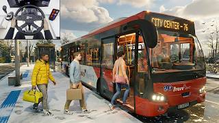 The Bus - Most Realistic City Driving Experience | Steering Wheel Gameplay screenshot 1