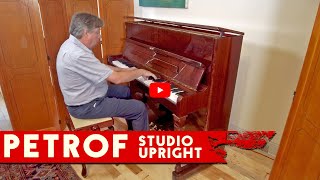 Petrof Studio Upright Piano - Living Pianos
