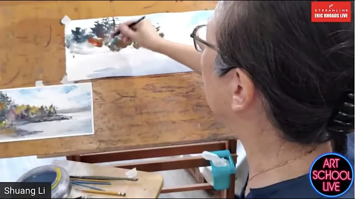 Painting a Coastal Watercolor Scene w/ Shuang Li
