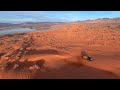 Jeep XJ recovers Can Am Maverick X3 from Sand Hollow.