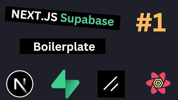 Next.JS boilerplate with @Supabase , Shadcn, React Query # 1