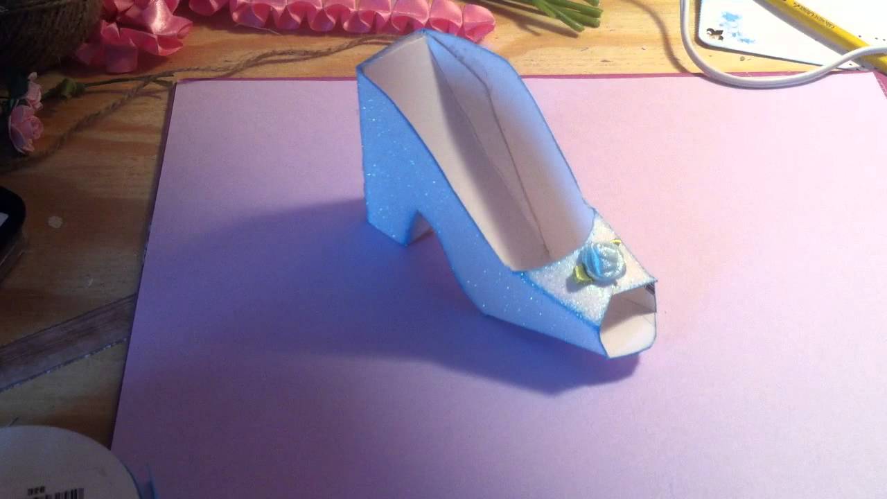 cinderella shoe invitation YouTube cinderella shoe invitation YouTube