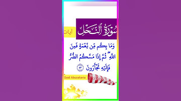 تلاوة رائعة لأيات من سورة النحل 🥰🥰#المغرب #القرآن_الكريم #سورة #quran #fyp #viral #آيات