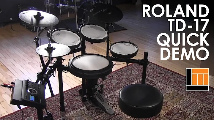 Roland TD-17 V-Drum Kit [Quick Demonstration]