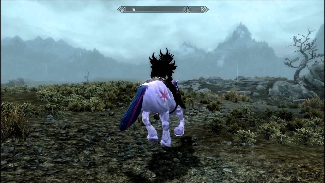 Skyrim My Little Pony Mod - Twilight Horse [HD] - YouTube