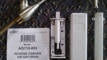 how to relocate reverse osmosis air gap