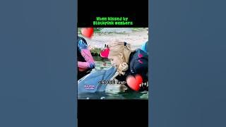 Dolphin’s Adorable Reaction When BLACKPINK Kissed Him 🐬💋😆 #blackpink #dolphin #cute #shorts