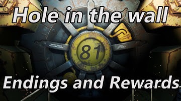 Fallout 4 | Hole in The Wall Quest | Both Endings With Rewards / Consequences (Vault 81)