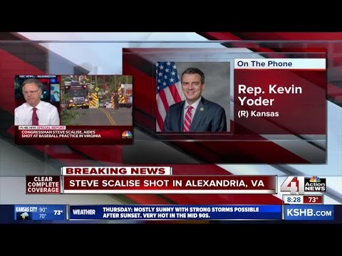 Rep. Kevin Yoder speaks about shooting at congressional baseball practice