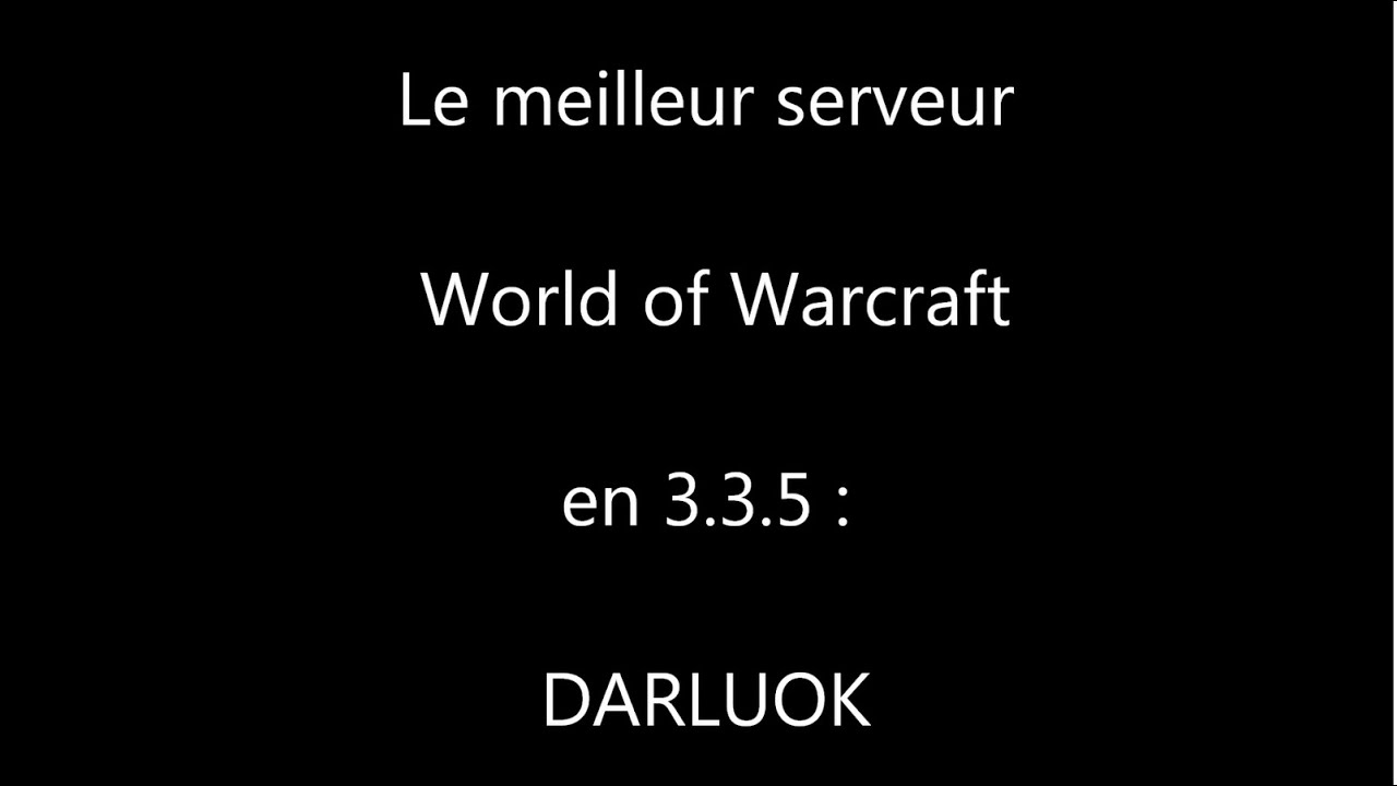 TÉLÉCHARGER DARLUOK SERVER DARLUOK SERVER TÉLÉCHARGER