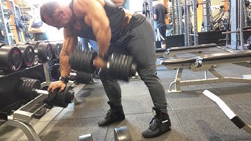 Dumbbell Row Drop Set 9.28.16