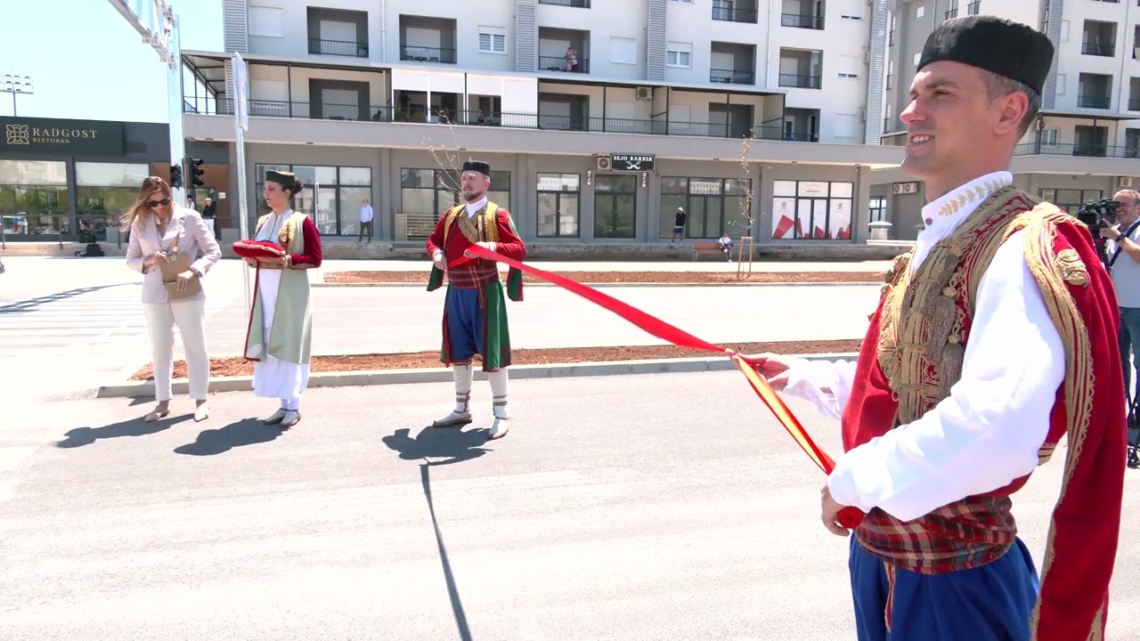 Svečano otvoren Bulevar Veljka Vlahovića na Starom aerodromu, kadrovi