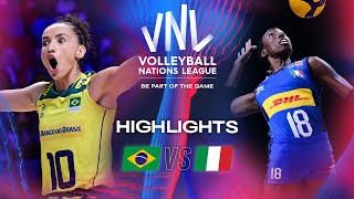 🇧🇷 BRA vs. 🇮🇹 ITA - Highlights | Week 2 | Women's VNL 2024 screenshot 2