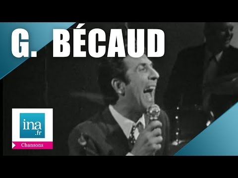 Gilbert Becaud "Les Cerisiers sont blancs" (live officiel) | Archive INA