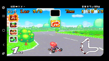 Mario Kart Super Circuit: John GBA (GBA emulator)🎮