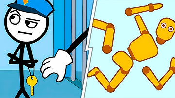 Thief Puzzle vs Ragdoll Break 🧩💥 Satisfying Levels Gameplay Walkthrough Android iOS K8T5