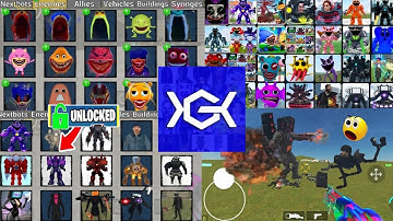 Nextbots in playground mod updated all new characters allies cthulhu shin sonic 😱 chasing nextbots 🔥