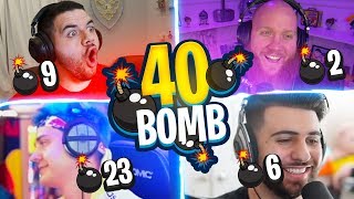 WE DROPPED A 40 BOMB AGAINST ALL ODDS! W/ Ninja, Tim & Sypher! (Fortnite: Battle Royale)