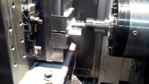 Doosan HMC milling air,, using mastercam x6 dynamic contour toolpath