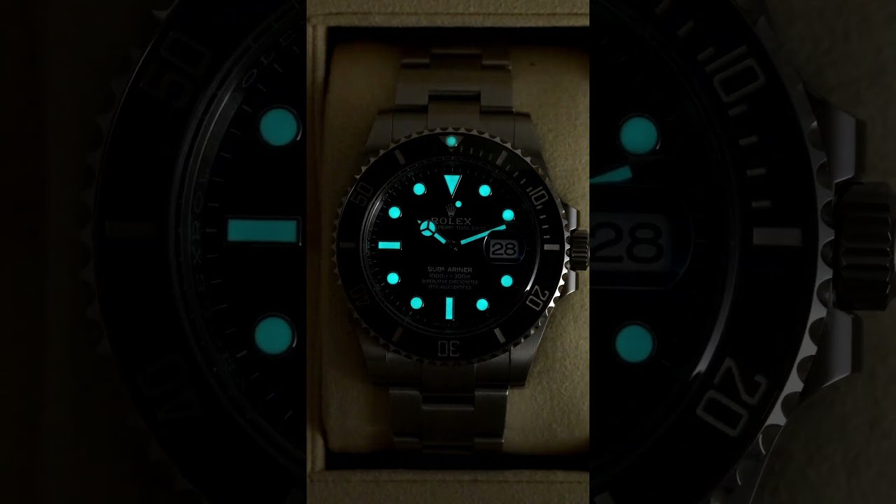 The Rolex Submariner doesn t just tell time it illuminates it