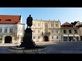 Gyor, my favorite city in Hungary, old city walk