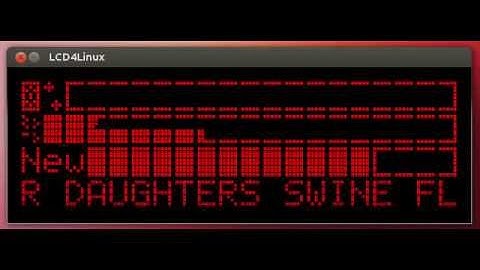 Finished lcd4linux configuration