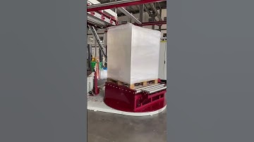 Pallet wrapper +top sheet dispenser 2 in 1 machine,pallet wrapping machine stretch film wrap machine