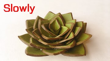 ABC TV | How To Make Succulent Paper With Shape Punch (Slowly)- Craft Tutorial