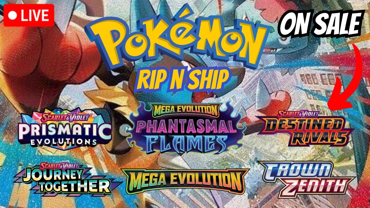 LIVE Pokemon RIP N SHIP! Monday Night RIPS! - YouTube