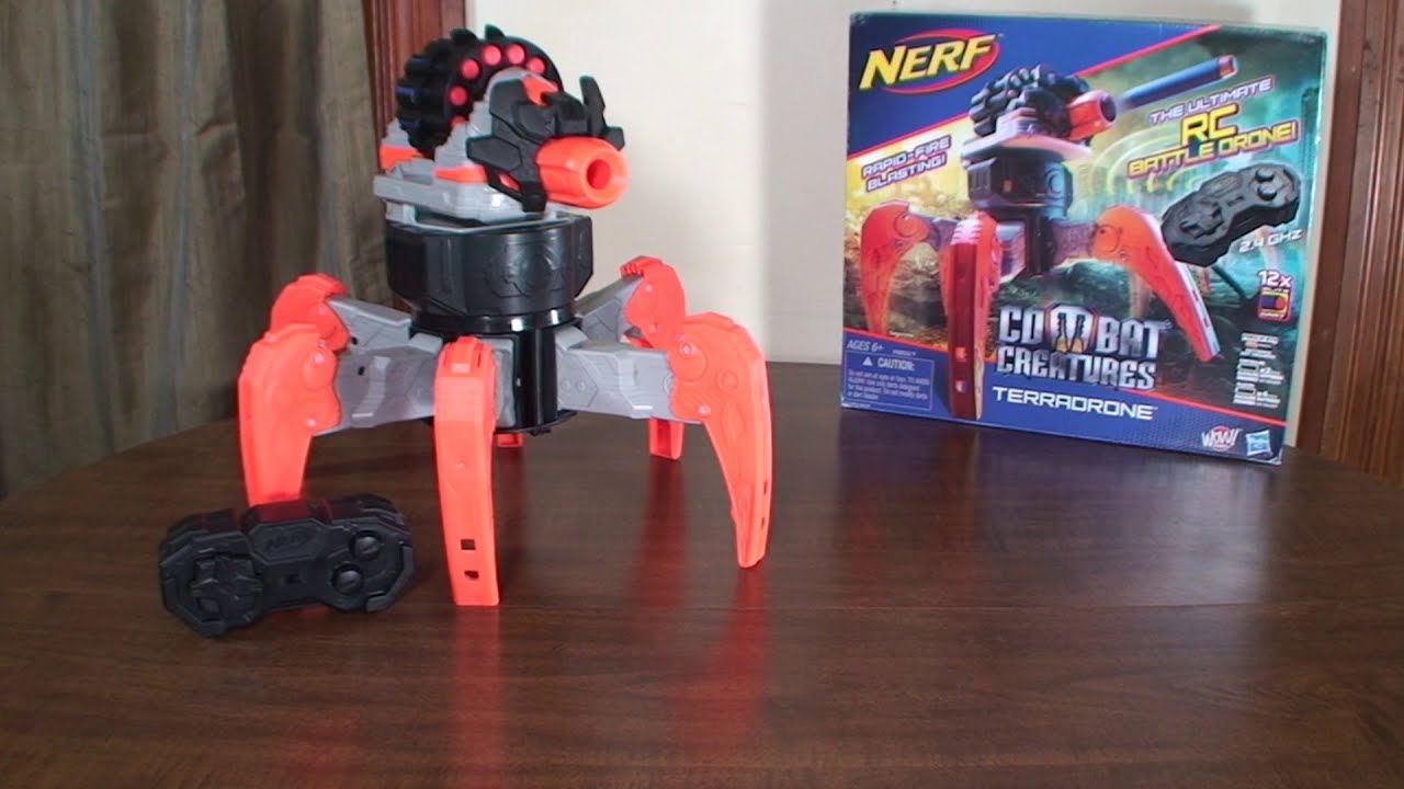 NERF Combat Creatures - - Review - YouTube