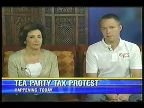 Bakersfield TEA Party Interview, Channel 17 News L...