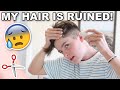 FIXING MY HAIR THAT MY SISTER RUINED *LOTS OF REGRET