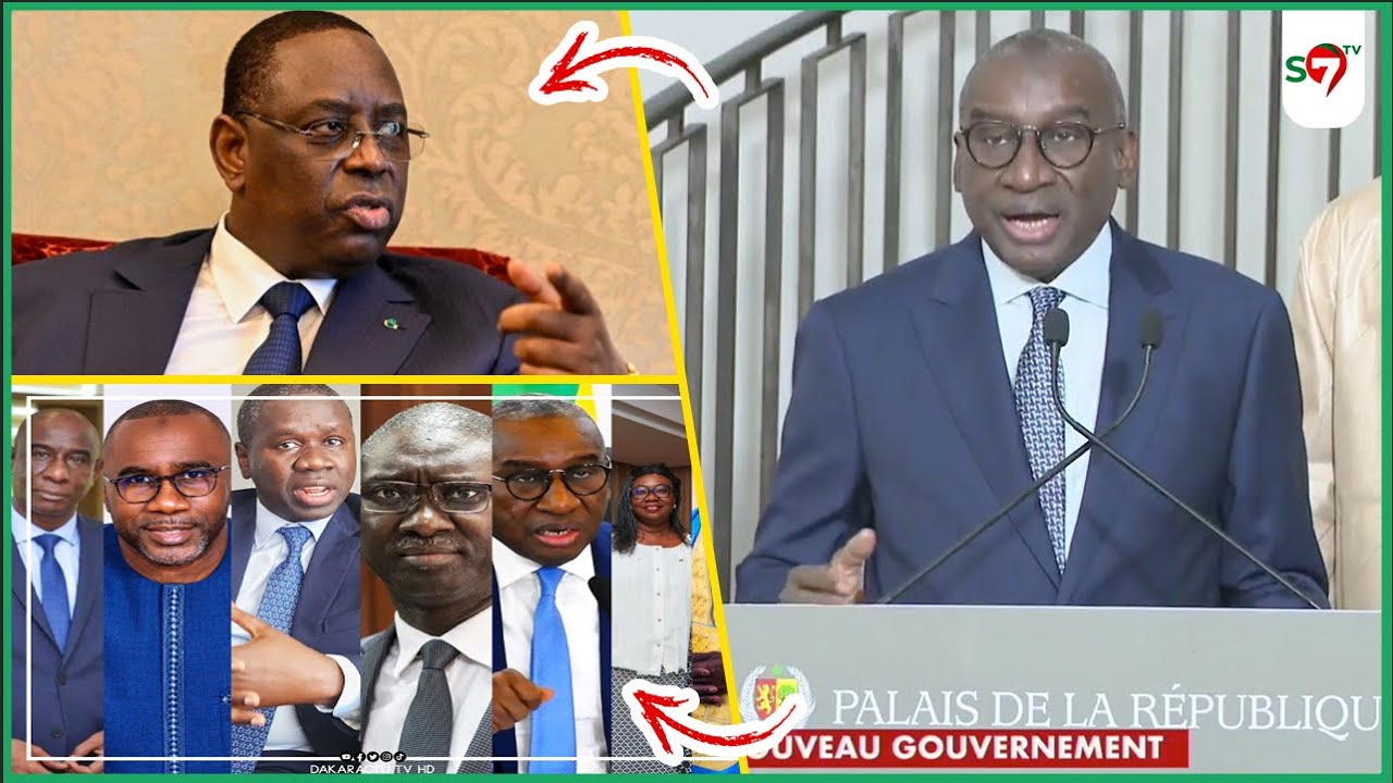URGENT - Macky Sall nomme un nouveau gouvernement, découvrez la liste complete avec Sidiki Kaba