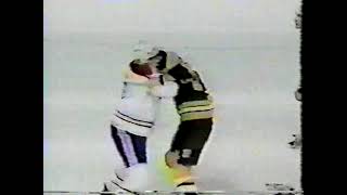 Chris Nilan vs Lyle Odelein - Dec 8, 1990