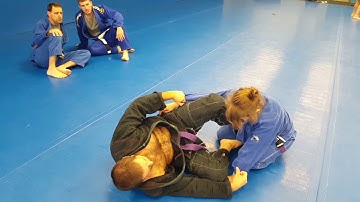 Loop choke from open guard