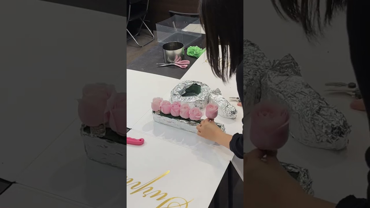 🌷Create a Beautiful Pink Rose Box for 19th Birthday Bliss! 🌹✨ 