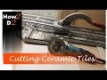 Cutting ceramic tile  How to cut wall and  floor tiles with angle grinder and hand cutter