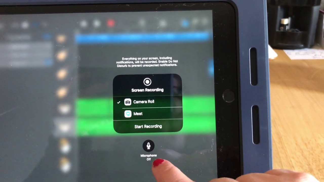 screen record ipad pro