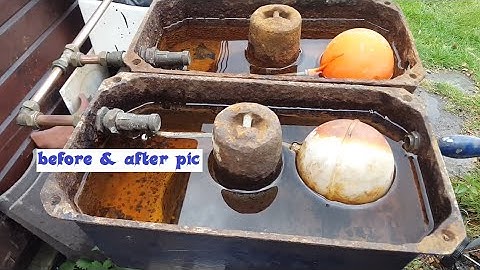Resolving A Leaking Brass Float Valve Inside The Cistern, Video 1