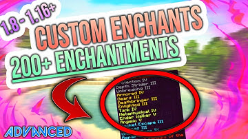 Custom Enchants Plugin 1.8-1.18 | Minecraft Plugins