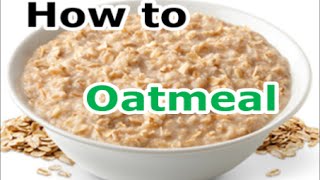 How to Oatmeal - Tutorial