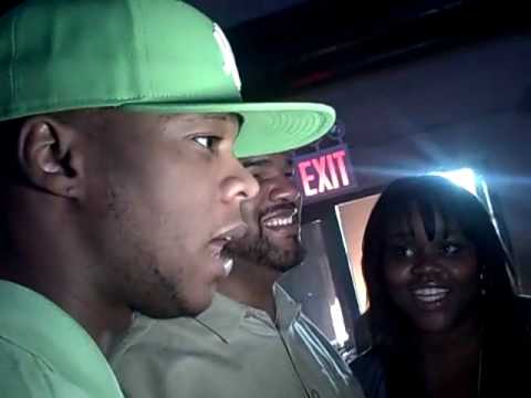 Papoose showing a little love to Karina Bradley an...