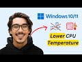 How to Lower CPU Temperature (2025) - Laptop & Windows PC Fast & Easy!