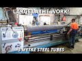 Machining & Boring BIG Steel Tubes | Large Lathe Work