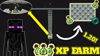 BEST ENDERMAN XP Farm In Minecraft Bedrock 1.20! (MCPE/Xbox/PS4