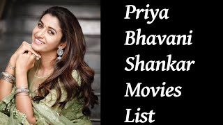 Priya Bhavani Shankar Movies List | Upcoming Movies