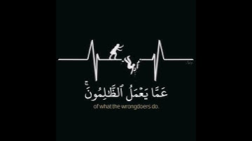 {ولا تحسبن الله غافلاً عما يعمل الظالمون} القارئ عبدالرحمن مسعد | حالات وتس اب