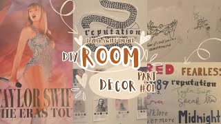 DIY Receipt Room Decor Idea. Taylor Swift themed. Part 1🎨