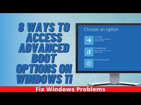 8 Ways to Access Advanced Boot Options on Windows 11